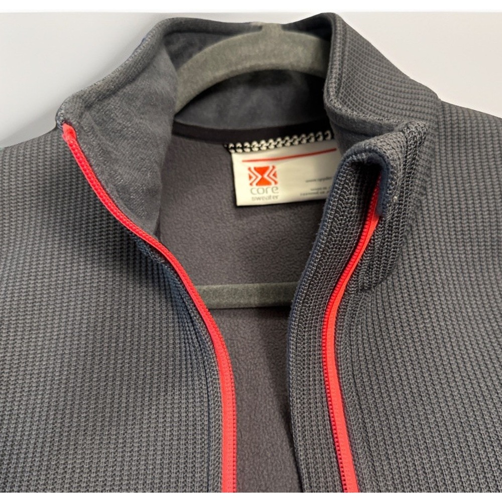 Spyder Jewel Mid Weight Core Sweater 503024 Women‎ Large Full Zip Gray Pockets